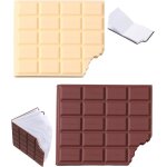 2 pcs blocs - notes adh�sifs humoristiques en chocolat, bloc - notes personnalis�, chocolats personnalis�s ...