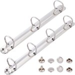 2 pi��ce en m��tal format a4 classeur �� 3 anneaux 4 anneaux m��canisme de remplacement en acier classeurs ...