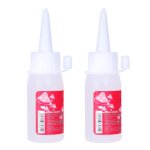 2 pi�ces de colle liquide portable etanche, design de couvercle, a la mode, colle adh�sive r�sistante ...