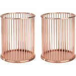 2 pi�ces ? (rose dor�) porte - stylo en m�tal pot a crayon stylo multifonction creux porte crayons papeterie ...