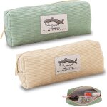 2 pi�ces trousse scolaire, beige vert trousse ecole, zipp� pencil case, trousse crayon grande capacit� ...