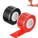 2 rouleaux ruban en silicone auto - fusionnant, noir r�sistant impermeable ruban isolant electrique, ...