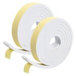 2 rouleaujoint d'�tanch�it� de mousse adh�sive15mm x 10mm, joint calfeutrage en mousse caoutchouc, multiusage ...