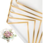 20 feuilles papier cadeau multicolore, papier d'emballage de fleurs impermables, papier emballage fleuriste, ...