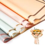 20 feuilles papier emballage bouquet, 58x58cm papier emballage fleuriste, papier fleuriste color, papier ...