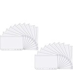 20 paquets a7 taille 6 trous pochettes classeur en plastique dossiers a glissière des dossiers imperméable ... 20 paquets a7 taille 6 trous pochettes classeur en plastique dossiers a glissière des dossiers imperméable ...