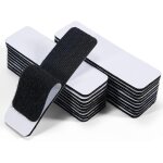 20 pc scratch autocollant double face 3 cm x 10 cm, double face avec fermeture pour tissu, fixation, ...