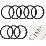 20 pcs anneaux de reliure, anneaux de livre de 50mm etalliqueanneaux articul�s pour cahiers, albums photo, ...