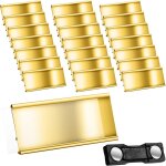 20 pices porte - noms en aluminium avec aimants badges nominatifs magntiques anodiss porte - noms ...