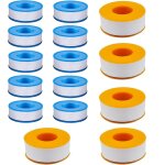 20 pi�ces ruban d'�tanch�it� en ptfe, ruban t�flon, ruban d'�tanch�it� industriel ptfe, pour ruban d'�tanch�it ...