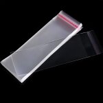 200 pi�ces sacs plastiques de boulangerie cellophane transparente opp sac autocollant emballage sachet ...