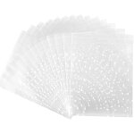 200 pi�ces sachets bonbons transparents, sachet transparent pour biscuits, cellophane plastic bag, sacs ...