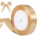 22m * 20mm ruban satin dor�, ruban cadeau emballage pour emballage cadeau d�coration mariage f�te des ...