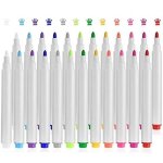 24 paquets de stylos de dessin de peinture effaables, stylos de marqueur de peinture a la craie liquide ...