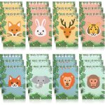 24 pcs cadeaux de rentr�e scolaire mini bloc - notes animal de jungle carnet de notes animal de for�t ...