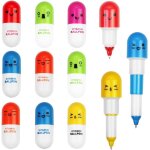 24 pcs mini stylo a bille rétractable avec emoticône mignonne visage animé kawaii stylo a ecrire encre ... 24 pcs mini stylo a bille rétractable avec emoticône mignonne visage animé kawaii stylo a ecrire encre ...