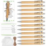 24 pi�ces ensembles de cadeaux stylo porte - bonheur, stylos a bille inspirants, motivation citations ...