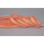 25 m x 16 mm ruban dcoratif a rayures orange en tissu pour dcoration de cadeaux elgante anniversaire ...