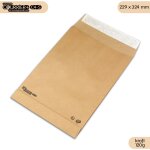 250 enveloppes kraft 120g a soufflets c4