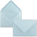 25x enveloppes c6 - couleur: bleu clair - 11, 4 x 16, 2cm - fermeture: gommée - pour papier a4, a5, a6 ... 25x enveloppes c6 - couleur: bleu clair - 11, 4 x 16, 2cm - fermeture: gommée - pour papier a4, a5, a6 ...