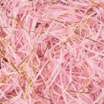 270 g de papier dchiquet rose - pour cadeau - hamper shred raffia - matriau d'emballage - remplissage ...