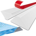 2m joint paroi de douche autocollantes, joint douche impermable pliable joint pare baignoire, seuils ...