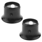 2x loupe d'horloger loupe 10x loupe oculaire loupe bijoutiers oculaire