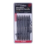 3 / 6pcs sans bois croquis ensemble de crayons crayons fusain dur moyen doux crayon graphite hb 2b 4b ... 3 / 6pcs sans bois croquis ensemble de crayons crayons fusain dur moyen doux crayon graphite hb 2b 4b ...