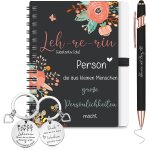 3 cadeaux de remerciement pour enseignants maternelle cahier a spirale fleuri stylo a bille r�tractable ...
