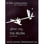 3 etudes pour flute / recueil