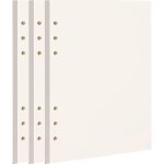 3 pices a5 recharge papier en vierge 6 trous feuillets mobiles refill paper 135 feuilles a5 vierge papier ...