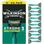 3 sensitive men's disposable shaver, ideal for men's toiletry bags, perfect for daily shaving, pack of ...