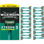 3 sensitive men's disposable shaver, ideal for men's toiletry bags, perfect for daily shaving, pack of ...