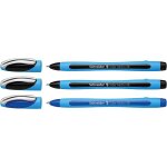 3 stylos a bille - bleu / noir - pointe extra large xb - slider memo xb - slider rave xb - schneider