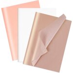 30 feuilles papier soie pour f�te des m�res, papier de soie rose nacr� fille pour saint valentin emballage ...