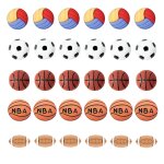 30 pi�ces de clous a bille, agrafes a perles, agrafes a grosse t�te pour cartes de bureau, photos et ...