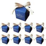 30 pièces coffrets cadeaux pour mariages, dragees boite bapteme, avec cravates en cuir, idéales pour ... 30 pièces coffrets cadeaux pour mariages, dragees boite bapteme, avec cravates en cuir, idéales pour ...
