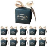30 pices coffrets cadeaux pour mariages, dragees boite bapteme, avec cravates en cuir, idales pour ...