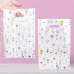 30 pices sac cadeau motif fleur sachet emballage cadeau pour fte anniversaire enfant 25x16. 5cm