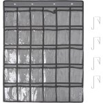 30 pochettes transparentes pour tableau de classe, tableau de poche pour tlphone, porte murale pour ...
