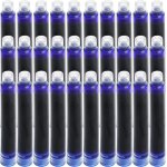 30pi�ces cartouches d'encre pour stylo - plume de taille standard internationale, rechargeables et g�n�riques, ...