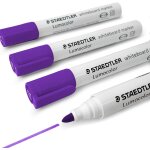 351 lot de 4 marqueurs effa�ables a sec pour tableau blanc pointe ogive violet