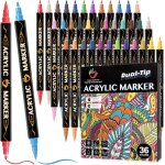 36 feutre acrylique marqueur peinture acrylique peinture sur roche, pierre, céramique, verre, bois, plastique, ... 36 feutre acrylique marqueur peinture acrylique peinture sur roche, pierre, céramique, verre, bois, plastique, ...