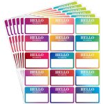 360 pi�ces de etiquettes autocollants � hello my name is � stickers(7, 6 x 5, 2 cm), badges autocollants ...
