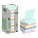 3m 7100259446 post - it carr� multicolore 100 feuilles auto - adh�sif