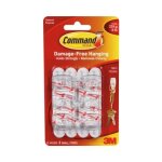 3m command mini - crochets avec bandes adh�sives command chaque crochet supporte jusqu'� 225 g 30 x 20 ...