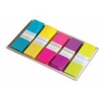 3m index post - it mini dans un distributeur, 5 couleurs vives