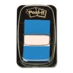 3m post - it index bleu, etroit, 50 index