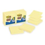3m post - it super sticky z - notes, 76 x 76 mm, kanariengelb
