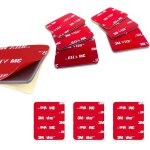 3m vhb lot de 30 pastilles adh�sives double face extra - fort en mousse acrylique rectangulaire r�sistance ...